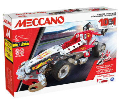 Coffret Meccano 10 voitures courses en 1