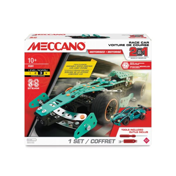 Meccano voiture de course 2 en 1