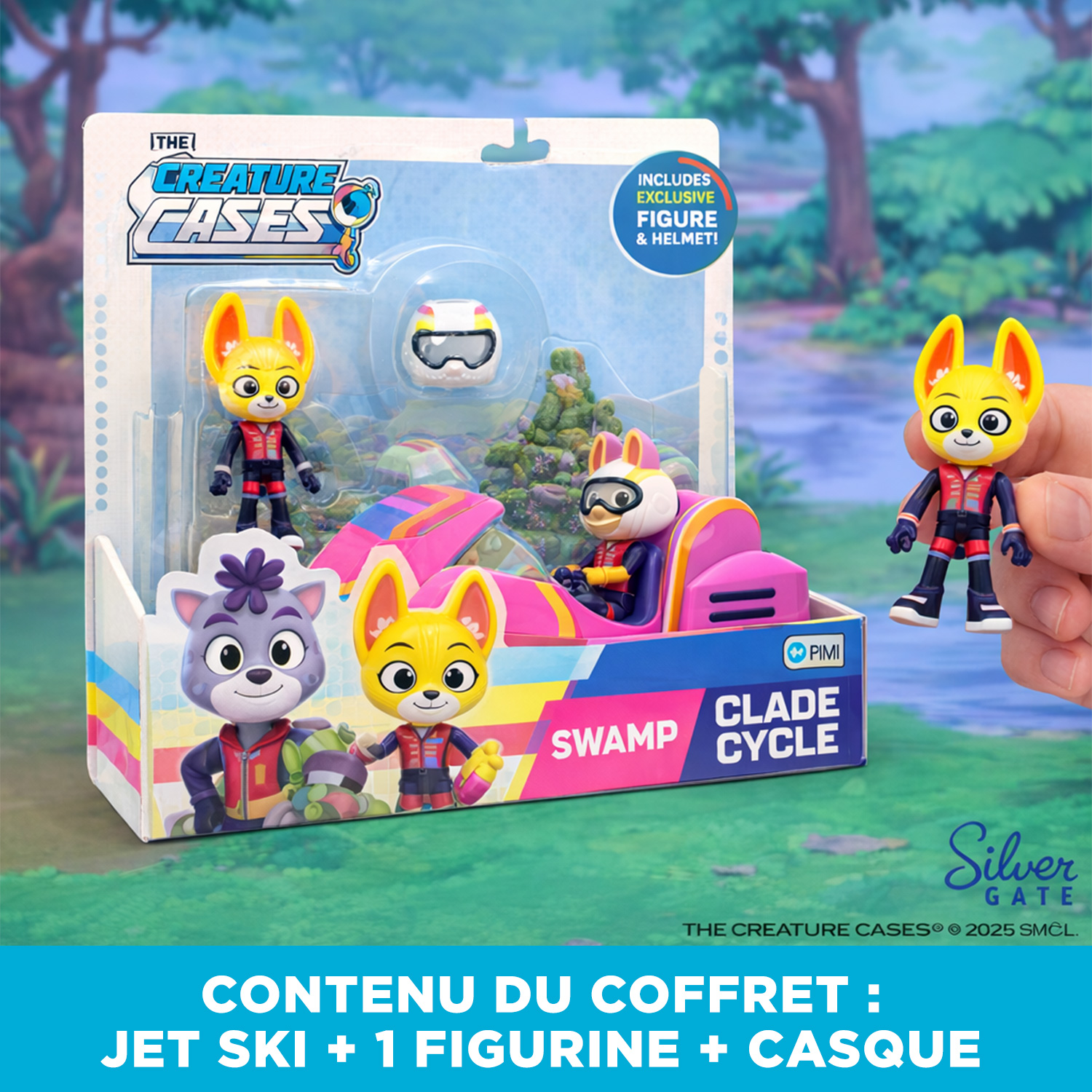 Enquêtes Sauvages - Jet Ski tout-terrain avec une figurine Kit Casey – Image 4