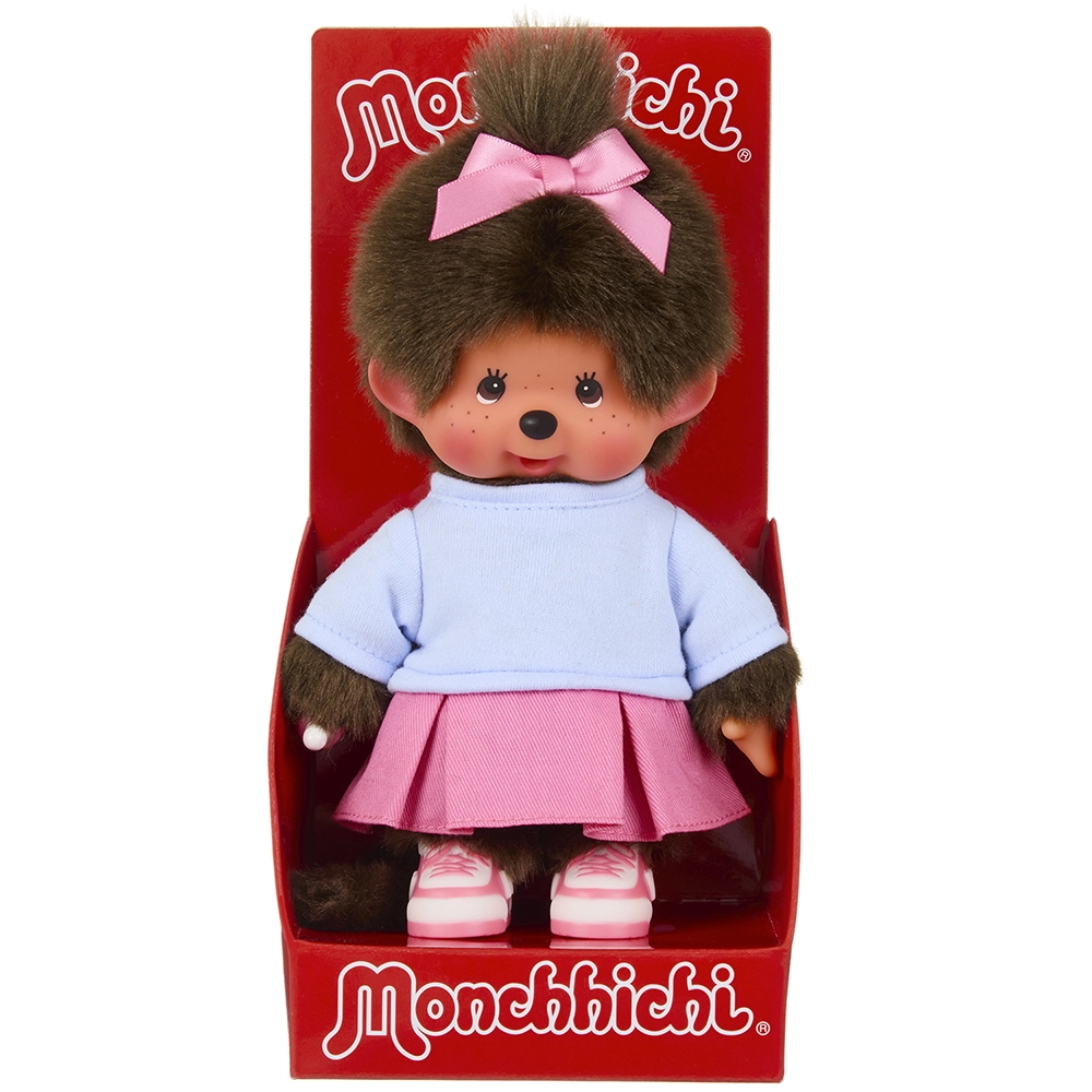 Monchhichi - Peluche Monchhichi Jupe Baskets