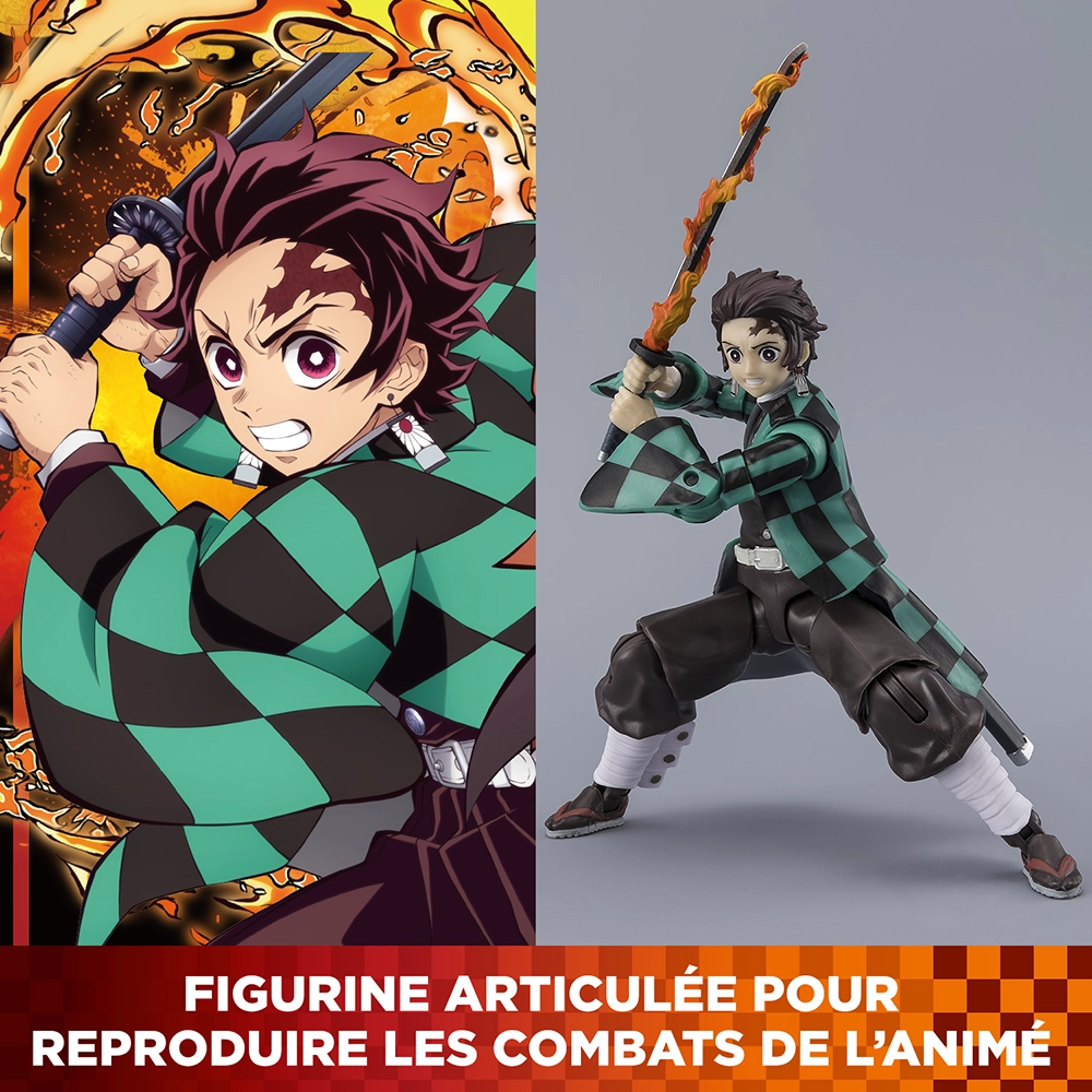 Ultimate Legends HD - Figurine d'action Demon Slayer 12 cm - Tanjiro Kamado – Image 5