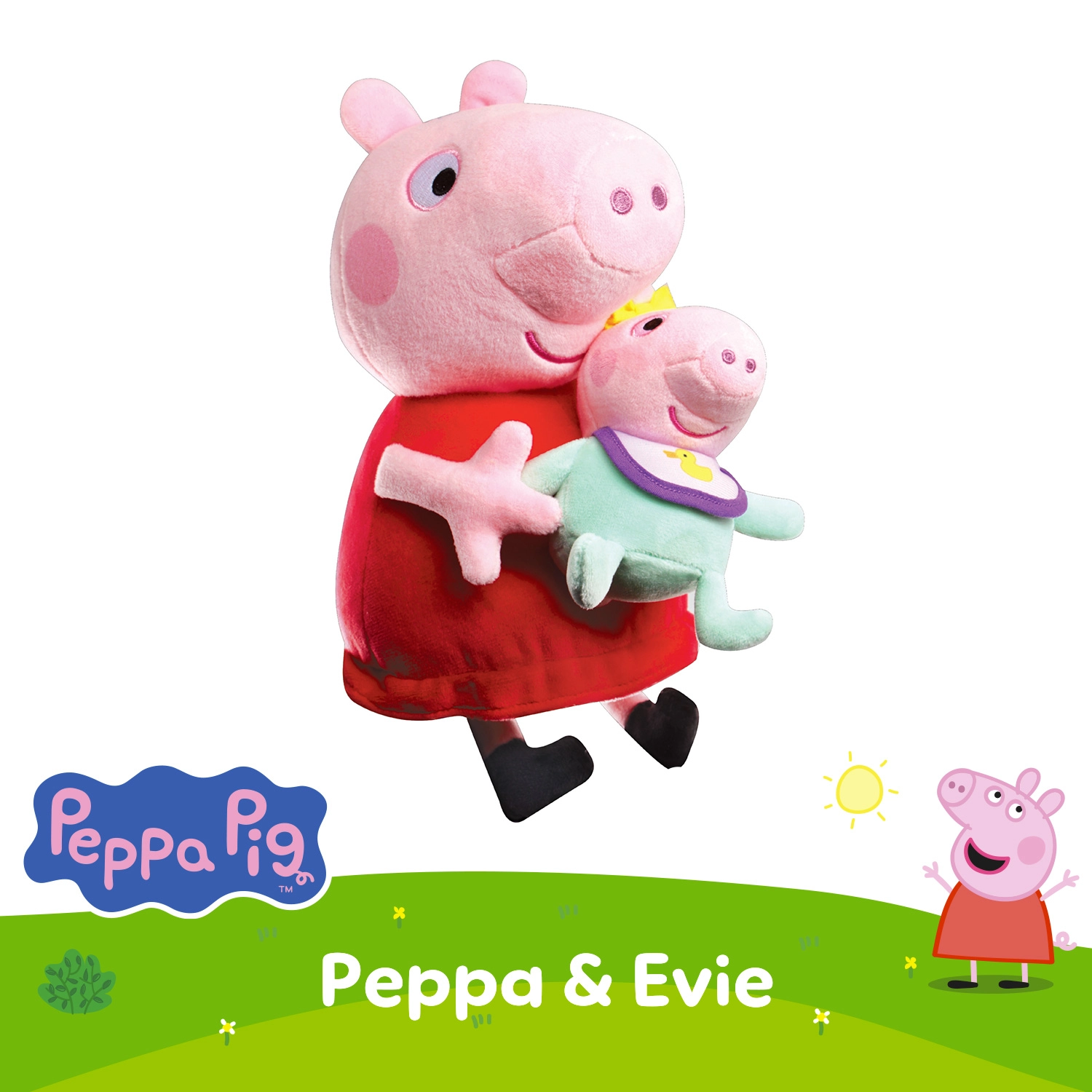 Peluches Peppa Pig et Baby Evie – Image 2