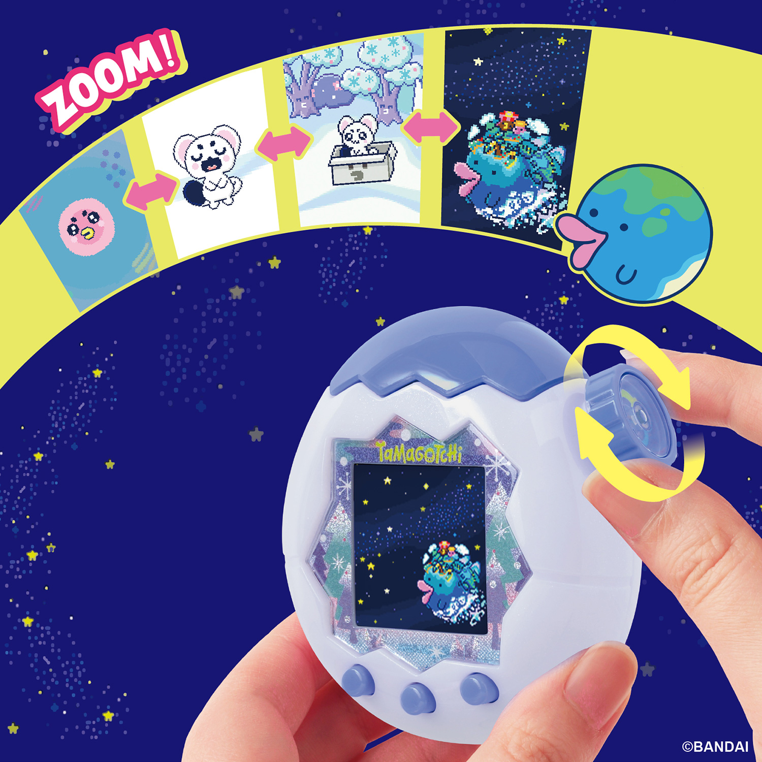 Tamagotchi Paradise White Glacier