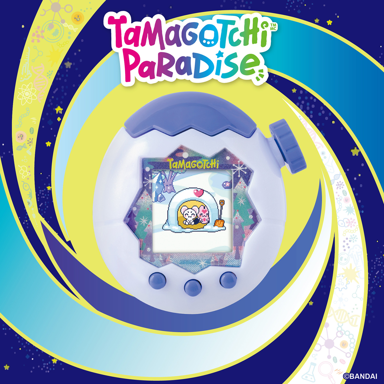 Tamagotchi Paradise White Glacier
